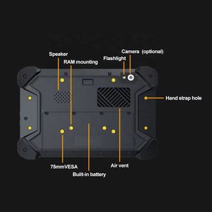 Tablette PC robuste Android 11 de 7 pouces, étanche, avec Google GMS Play, RJ45, <span class=keywords><strong>4G</strong></span> LTE, WiFi et NFC intégrés - Product Image 5