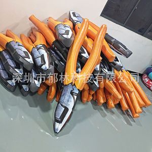Custom Inflatable Pliers Model Tool Prop Orange 6-8 Ft Digital Printing Water Resistant <b>Manual</b> <b>Pump</b> Advertising Inflatables - Product Image 1
