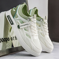 Chaussures de sport décontractées pour hommes, personnalisées, en maille respirante, à lacets, avec empeigne ajourée, légères, semelle antidérapante, pour l'été et l'extérieur