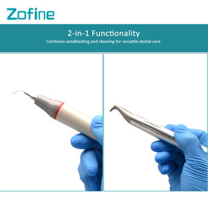 Machine de sablage <span class=keywords><strong>dentaire</strong></span> Zofine Z31, polisseuse à air 2 en 1, détartreur, <span class=keywords><strong>jet</strong></span> prophy, unité certifiée CE classe I, taches dentaires - Product Image 2