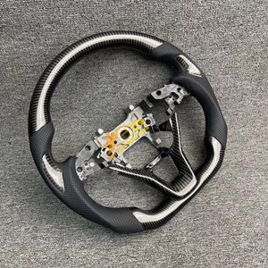 Volant de course en carbone forgé OEM avec mise à niveau des couleurs personnalisables en cuir pour Honda Accord 10th et pour Honda Inspire - Product Image 5