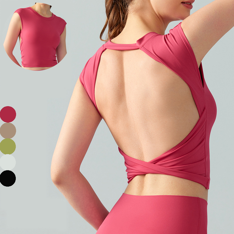 Custom Logo High Quality Slim Fit Breathable Running Sports Workout Gym Yoga Tank Top Women