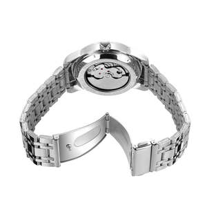 Reloj Mecánico Automático FORSINING para Hombre, de Lujo, con Correa de Metal, Tourbillon, Luminoso, con Diamantes Artificiales - Product Image 5