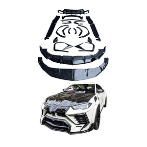 Kit carrosserie pour Urus 4.0T 2018-2019, modèle amélioré, motif tissu déchiré, pare-chocs avant et arrière, capot moteur, découpes pour feux de brouillard, neuf - Product Image 2