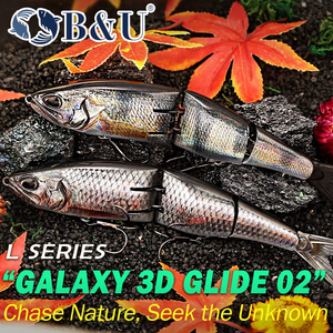 B&U JT42 190mm 48.8g Esca Galleggiante Topwater S-Glide Swimbait con Clip per Amo a Lancio Lungo, Stampa 3D Effetto Pelle Viva, per la Pesca di Spigola e Luccio - Product Image 6