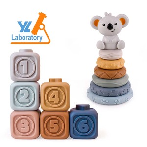 Jouets en silicone souple pour l'éducation précoce des bébés avec fonction de mastication répétée pour l'entraînement sensoriel des doigts de bain - Product Image 3