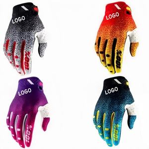 Gants de course personnalisables en gros, directement de l'usine, en cuir et microfibre, pour le cyclisme, la moto, les sports d'été et les activités de plein air - Product Image 3