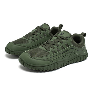 Zapatos de hombre para primavera y otoño - Zapatos minimalistas, con cordones, de caña baja, informales, con puntera ancha, deportivos - Product Image 1