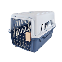 Portable S M L taille voyage Cages de transport pour animaux de compagnie en plastique chien chat boîte de Transport Cages pour animaux de compagnie sac transporteur et caisses pour l'utilisation de l'espace de voiture