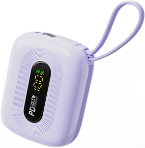 2025 mercati <span class=keywords><strong>Online</strong></span> cinesi di tendenza Mini Power Bank 10000mAh batteria agli ioni di litio PD 20W Power Bank ricarica rapida cavo integrato - Product Image 4