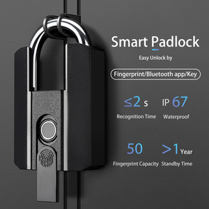 Lucchetto Intelligente JINJIAN in Lega di Zinco, Alta Sicurezza, Impermeabile IP67, con Impronta Digitale <span class=keywords><strong>per</strong></span> <span class=keywords><strong>Moto</strong></span> - Product Image 3