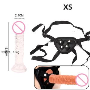 Хит продаж, фаллоимитатор из термопластичного материала, регулируемые размеры, секс-игрушки, трусики для лесбиянок, геев, взрослых - Product Image 4