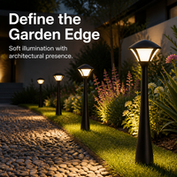 Lampadaire de jardin en aluminium basse tension, étanche IP66, pour allée, cour et pelouse