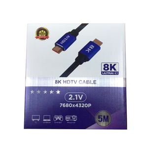 Câble <span class=keywords><strong>HDMI</strong></span> 8K 60Hz 48 Gbps 7680P Ultra Haute Vitesse HDTV 2.1 pour <span class=keywords><strong>Apple</strong></span> TV Roku Samsung QLED Sony LG Playstation PS5 PS4 - Product Image 4
