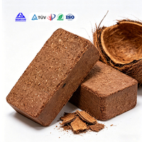Fiber De Coco en vrac Acheteur Déshydratation Cocopeat Bloc 5kg Basse ce Non Compressé Coco Briques De Tourbe De Coco Croissance Des Plantes Prix pour Vente
