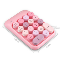 Ordinateur portable à clavier numérique sans fil rétro mignon de petite taille