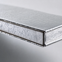 Panneau d'isolation sous vide en aluminium argenté, économie d'énergie thermique, haute efficacité, matériau mince, construction durable
