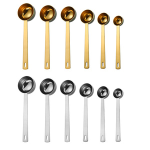 ช้อนตวงสแตนเลส 304 หลายขนาด เกรดอาหาร อุปกรณ์ทำขนม สำหรับกาแฟ นมผง - Product Image 2