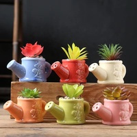 Pot de fleurs créatif en céramique, motif animalier pastoral mignon, pour plantes succulentes et cactus, idéal pour l'intérieur et l'extérieur