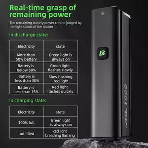 Luz Delantera para Manillar de Bicicleta <span class=keywords><strong>ROCKBROS</strong></span>, Linternas Impermeables de 1000 Lúmenes, Luz Delantera Recargable para Bicicleta - Product Image 2