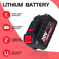 Batterie au lithium-ion 20V MAX pour outils électriques sans fil, batterie de remplacement pour perceuse électrique, clé à chocs, tournevis
