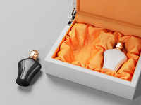Cadeau d'anniversaire romantique personnalisé boîte à souvenirs en bois de noyer emballage de style haut de gamme boîte en bois boîte à parfum en bois de luxe