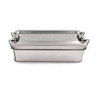 Boîte en métal rectangulaire personnalisée avec couvercle à charnière pour bonbons, thé, cosmétiques, emballage en vrac OEM ODM