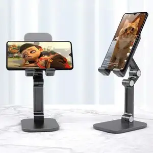 OEM ODM ayarlanabilir yükseklik katlanır uzatılabilir masaüstü Tablet telefon tutucu canlı cep cep telefonu iPhone 14 Pro Max Ipad için standı