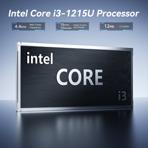 มินิพีซีรุ่นใหม่ ปี 2026 อินเทล เจนเนอเรชั่น 12 รุ่น I3 1215U รวดเร็ว แรม 12GB LP DDR5 ระบบปฏิบัติการ Windows 11 Pro <span class=keywords><strong>คอม</strong></span>พิวเตอร์ขนาดเล็กสำหรับใช้งานที่บ้านและที่ทำงาน - Product Image 3
