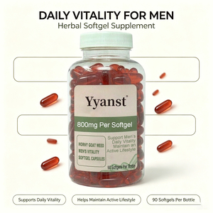 Suplemento Energético Herbal con Extracto de Hierba de Cabra en Cápsulas Blandas para la Vitalidad Diaria Masculina, Ayuda a Mantener un Estilo de Vida Activo para Adultos - Product Image 2