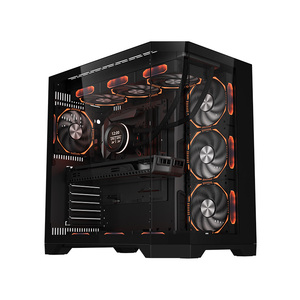 Custom Micro ATX Gaming <span class=keywords><strong>Computer</strong></span> <span class=keywords><strong>Case</strong></span> <span class=keywords><strong>Big</strong></span> Tower PC con panel lateral de vidrio Nueva condición para jugadores de PC - Product Image 6