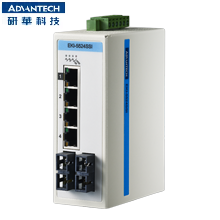 Advantech EKI 5524SSI 4 porta 2 x100fx porta veloce Ethernet provew interruttore industriale - Product Image 2