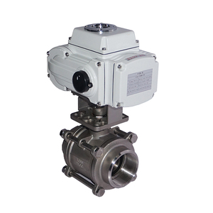 Actuador de 12V 24V 4-20mA de 2 vías, 3 piezas, válvula de bola motorizada DN50 - Product Image 3