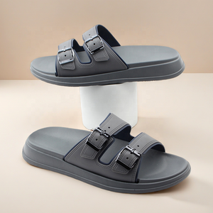 Sandali da uomo OLICOM <span class=keywords><strong>con</strong></span> cinturini regolabili <span class=keywords><strong>con</strong></span> fibbia, supporto per l'arco <span class=keywords><strong>plantare</strong></span>, sandali da spiaggia leggeri e comodi, <span class=keywords><strong>ciabatte</strong></span> estive <span class=keywords><strong>con</strong></span> morbida imbottitura - Product Image 1