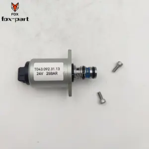 Excavator Parts 24vdc 25bar Solenoid Valve T043 092 31 13