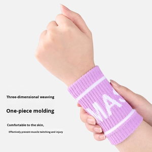 Tập thể dục ngoài trời ban nhạc cổ tay thể thao thoáng khí sweatband Khăn dây đeo cổ tay - Product Image 2