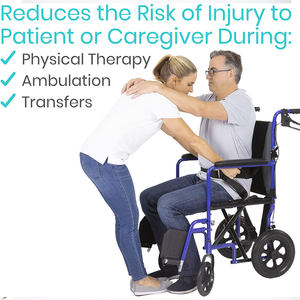 Ceinture d'assistance à la traction avec poignée pour les patients et les bébés Ceinture d'assistance debout avec poignée confortable - Product Image 4