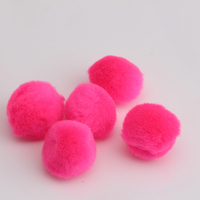 Usine directe fausse fourrure de lapin porte-clés pompons grand Floffy 6cm 7cm 8cm 9cm pompons 10cm 11cm 12cm fabricants de peau de fausse fourrure brute