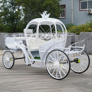 รถม้าฟักทองเจ้าหญิงซินเดอเรลล่าสุดโรแมนติกสี่ล้อสำหรับจัดแสดงในเมือง - Product Image 4