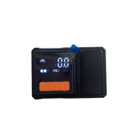 Compresseur d'air portable 2026 pour pneus de voiture et moto avec batterie 12V, boîtier métallique, entrée allume-cigare et affichage, avec fonction Power Bank