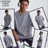 T-shirts décontractés pour hommes, style vintage, logo personnalisé, impression DTG, 100% coton, col rond, tricoté, motif uni, coupe ample
