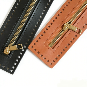 Oferta Especial: Cierre de Cuero PU de 27 cm con Orificio Grande de 4 mm para Trenzado de Cuerdas, Varios Colores, Venta al por Mayor - Product Image 4