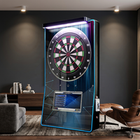 Machine à fléchettes électronique murale MINI-S6, qualité commerciale, jeu de fléchettes d'arcade, garantie 1 an, langue anglaise, pour bar/club