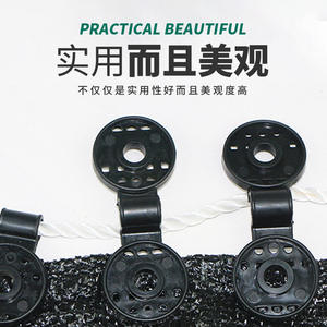 Clips para invernadero Haihua de plástico PP, redondos y triangulares, para fijar redes de sombra, enrejados de jardín y redes de protección solar. - Product Image 3