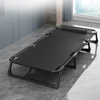 Lit pliable - lit simple - lit pour la sieste - lit simple pour la sieste à domicile - lit portable multifonctionnel et confortable