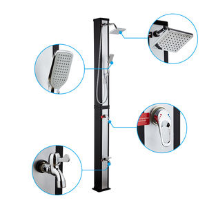 Jade personnalisé 40l grande capacité carré extérieur jardin <span class=keywords><strong>piscine</strong></span> <span class=keywords><strong>solaire</strong></span> <span class=keywords><strong>douche</strong></span> en acier inoxydable - Product Image 2