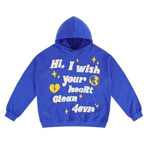 Sifot gros 2024 personnalisé 100% coton sweats à capuche mousse imprimé hommes bulle 3d bouffée impression pull à capuche sweat - Product Image 5