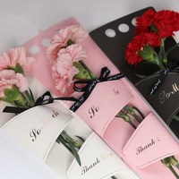 Boîte en papier Kraft pliable, vente directe fabricant, emballage à fleurs, bricolage