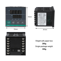 Controlador de Temperatura Inteligente PID CHB OEM, Controlador de Temperatura Digital de Montaje, Instrumento de Control de Temperatura Digital