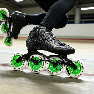 Patins à roulettes professionnels à grande vitesse avec base en fibre de carbone, grandes roues en PU, rollerblades de compétition pour adultes Ruidongle - Product Image 2
